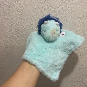 Parents Choice Rhinoceros Plush Blue Security Blanket Buddy Lovey